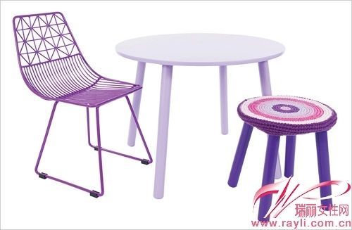 SEBRAINTERIOR 紫色椅
