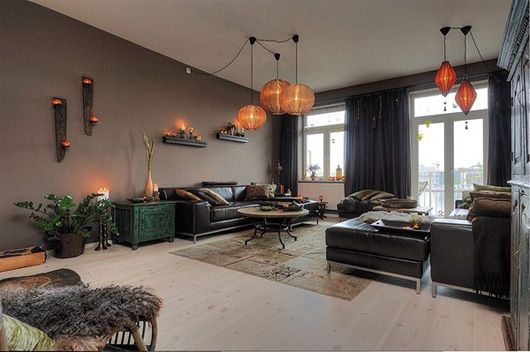 北欧复古公寓装饰 令人着迷的华丽家具（图） 
