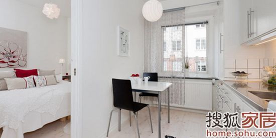 44平米的瑞士公寓 打造清新活力的家（组图） 