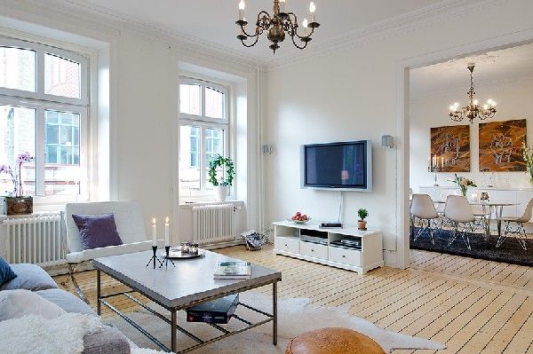 爱上小清新 传统MIX现代的北欧公寓（组图） 