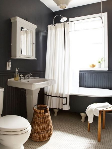经典之色系列 23款黑白浴室传统设计(组图) 