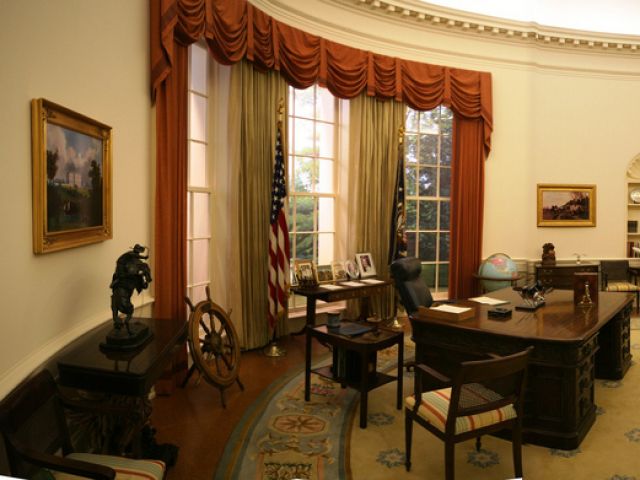 美国总统座位背景图片