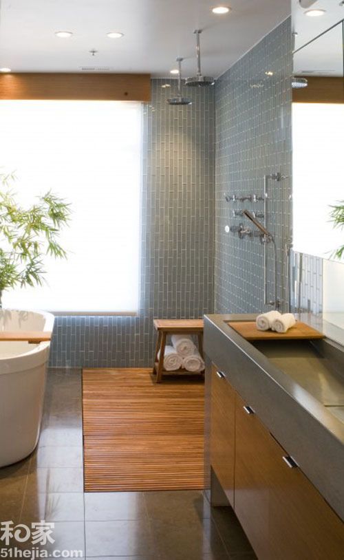 素雅中品味温馨 11个日式风格的卫浴间（图） 