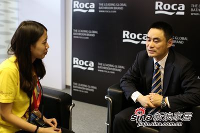 Roca中国市场部经理William Chu接受新浪家居采访