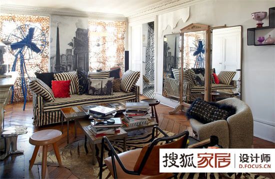 法国时装大师灵感集中营 充满想象的巴黎公寓 