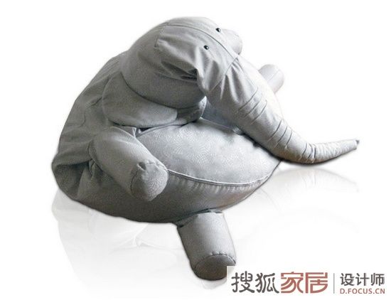 又是沙发又是抱枕 来自大象的创意 