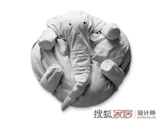 又是沙发又是抱枕 来自大象的创意 