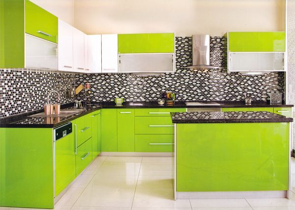 生机盎然 清新绿色厨房设计效果图50例(组图) 