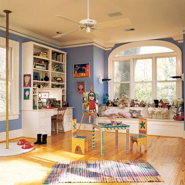 家中玩乐场 孩子最爱的儿童房地板搭配(组图) 