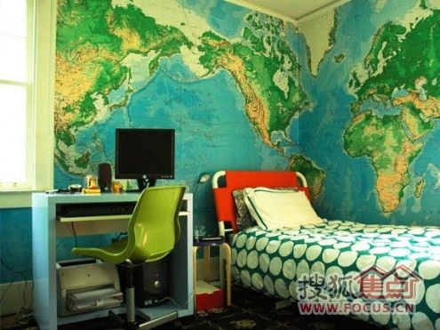 中学生卧室布置指南 19款国外设计案例分享(图) 