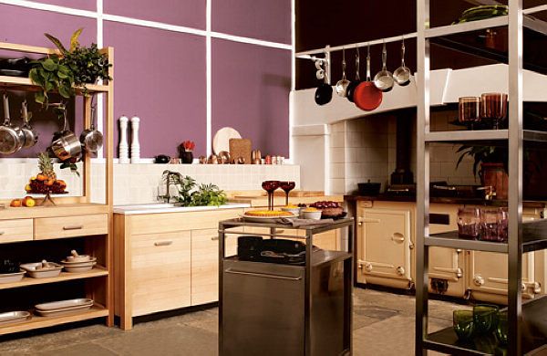 夏季色彩要浓烈 34款多彩厨房装修效果(组图) 