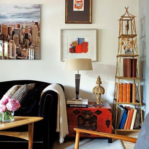 客厅书房融为一体 50个小户型经典设计(组图) 