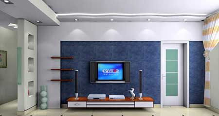 不挑剔 35款个性电视背景墙打造完美客厅(图) 