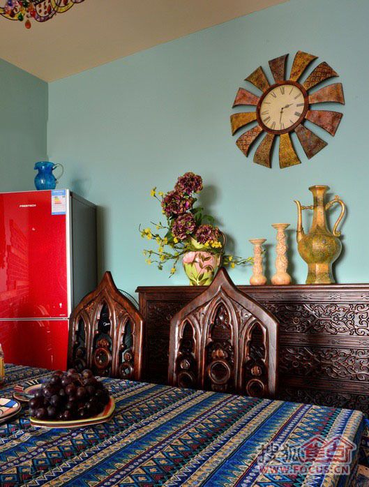 95平米的别墅范儿装饰 畅享波西米亚异国风情 