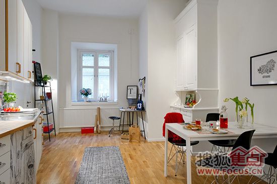 宽敞的单身公寓 时尚简约一个属于自己的家（图） 