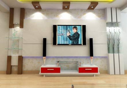 30款现代简约风格的电视背景墙装修案例(图) 