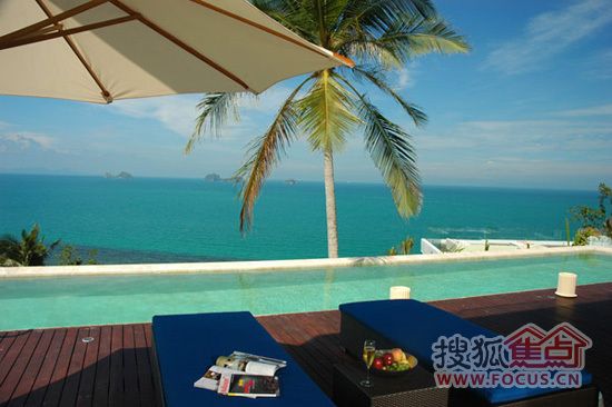 泰国苏梅岛一座超级海景别墅室内设计欣赏（图） 