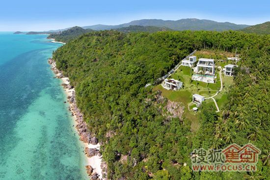 泰国苏梅岛一座超级海景别墅室内设计欣赏（图） 
