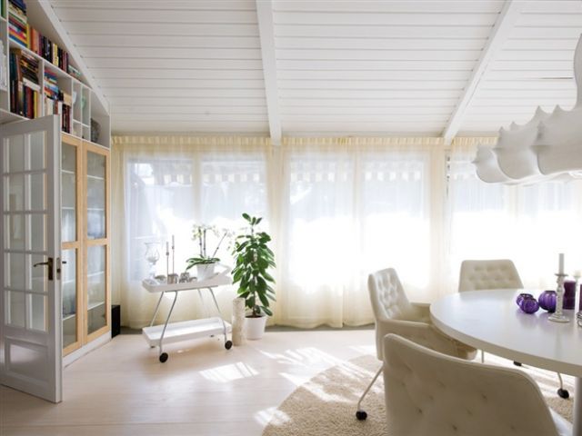白色基调厨房家居设计 瑞典聪明阳光屋(组图) 