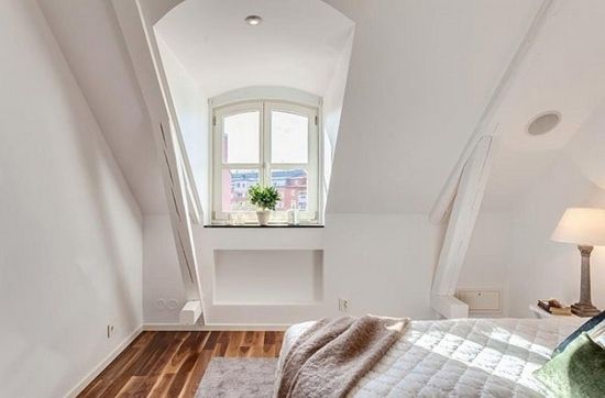简洁现代风 斯德哥尔摩屋顶公寓（组图） 