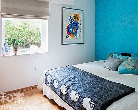12个北欧风格壁纸搭配 扮靓小卧室容颜 
