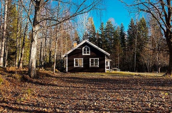 生活空间 斯德哥尔摩宁静的林间度假木屋 