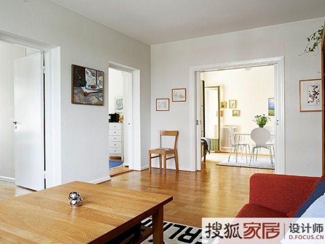 78平米的简约森木公寓 让家弥漫幸福的味道 