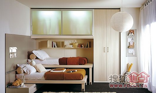 多款经典的卧室组合式家具 空间扩容不再是梦 