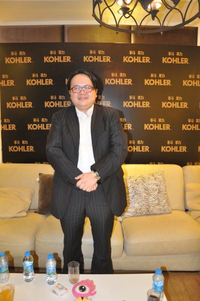 科勒厨卫集团亚太区总裁阮家明先生接受记者采访