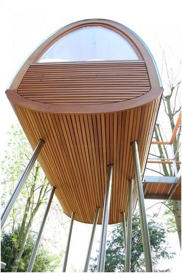 德国知名设计公司搭建创意的树屋（组图） 