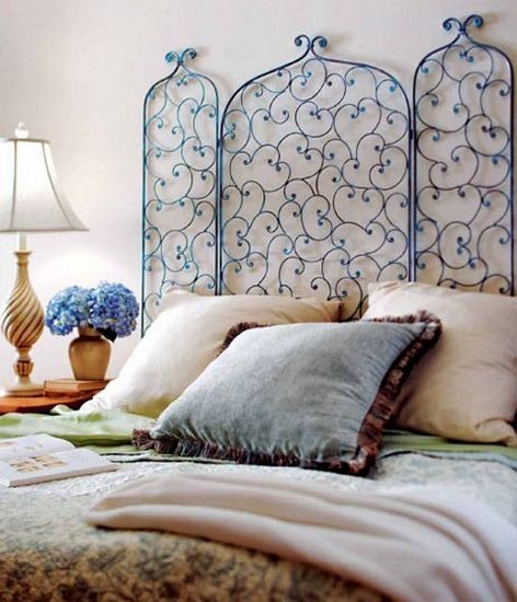 创意DIY床头背景墙设计 温馨卧室床品（图） 