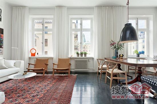 北欧风格 瑞典百年现代简约公寓设计案（图） 