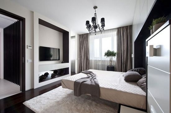 优雅经典黑白配  莫斯科现代公寓（组图） 