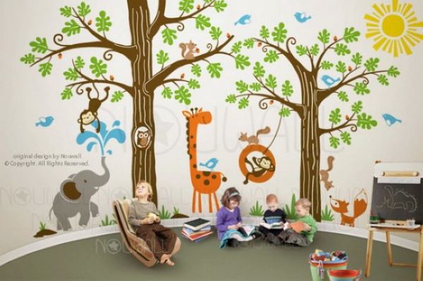 超酷！25个丛林主题儿童房设计方案 