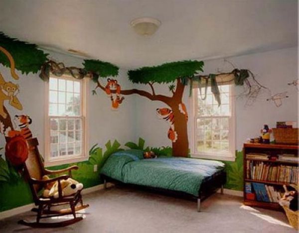 超酷！25个丛林主题儿童房设计方案 
