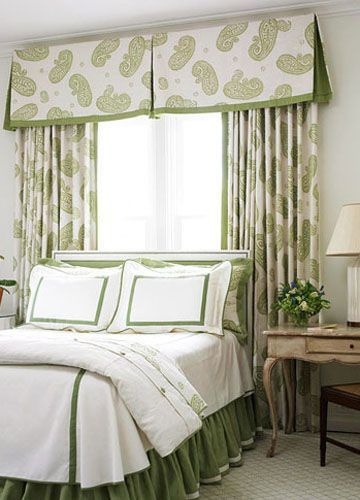 为了保持一致性，窗帘和床品色调甚至是花纹都一样