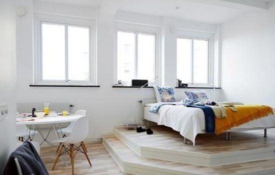 卧室设计 白色与黑色打造北欧风格
