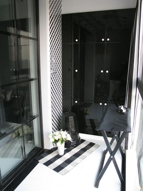 66平米实用小家  黑白打造低调奢华的家 