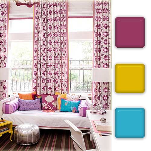 粉红色的卧室，粉红色的家具，粉红色的布艺，也会让你的心情舒缓下来