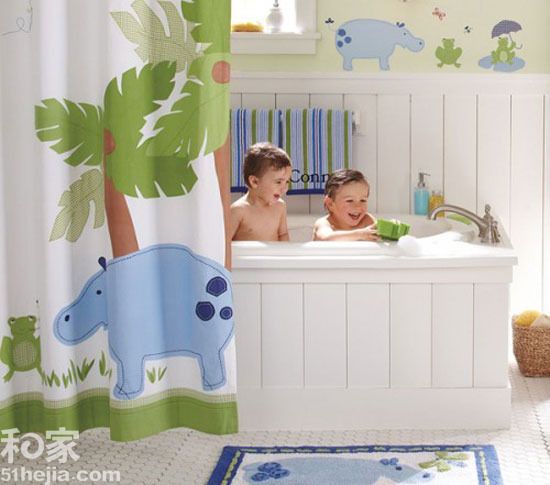 儿童缤纷卫浴间 给孩子一个美好童稚印象 