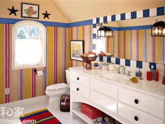 儿童缤纷卫浴间 给孩子一个美好童稚印象 