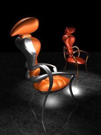 这款“蚂蚁”椅却设计得“极不朴实”，鲜艳的色彩让蚂蚁也有了美丽的时刻