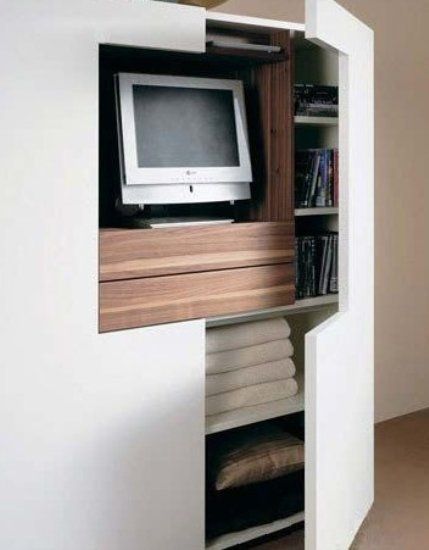家居收纳 打造时尚电视柜多功能