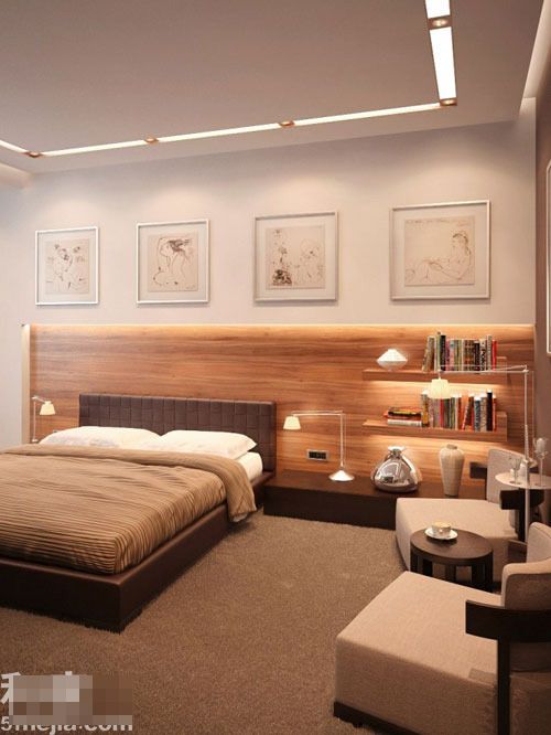 木地板给卧室里添温馨 12个现代风格卧室(图) 