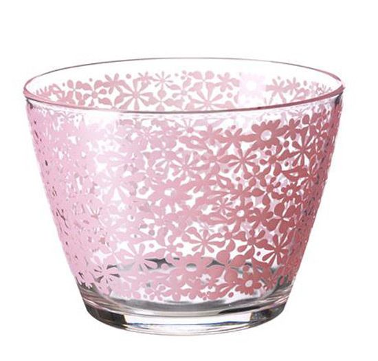粉色玻璃碗