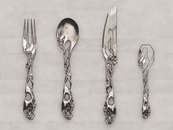 Cutlery巴洛克风格极致装饰美的银制餐具(图) 