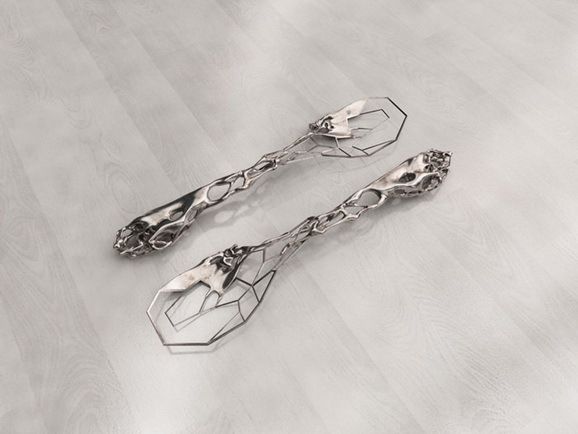 Cutlery巴洛克风格极致装饰美的银制餐具(图) 
