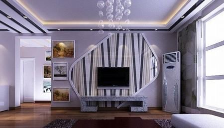 高调扮潮家 30款电视背景墙打造最IN客厅(图) 