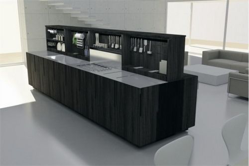现代摩登风格 黑白厨房经典时尚设计(组图) 