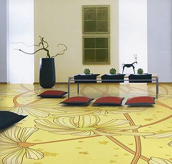 彩色地板显个性 装点年轻一代的灵动空间(图) 